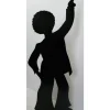 Disco Dancer Male Silhouette Cardboard Cutout - 185Cm X 80Cm