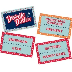 Doodle Dasher Game Crackers - 23Cm (6Pk)