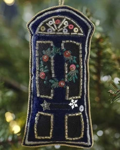 Door Velvet Embroidered Tree Decoration