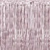 Dusky Pink Foil Curtain - 2.5M