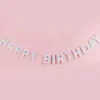 Eco Pastel Rainbow Happy Birthday Banner - 2M