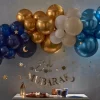 Eid Moon & Stars Balloon Arch - 75 Balloons
