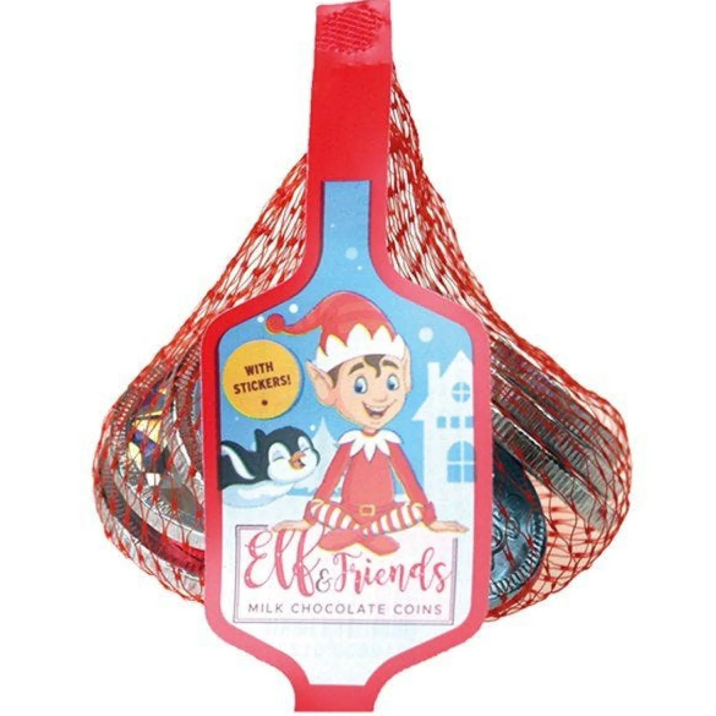 Elf & Friends Chocolate Coins - 60G