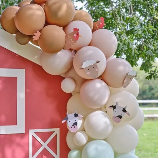 Farm Friends Balloon Arch - 70 Balloons