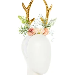 Floral Reindeer Tiara