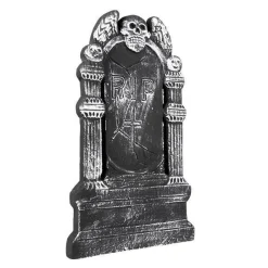 Flying Skull 'Rip' Tombstone - 50Cm