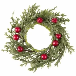 Foliage & Berry Christmas Napkin Rings (6Pk)