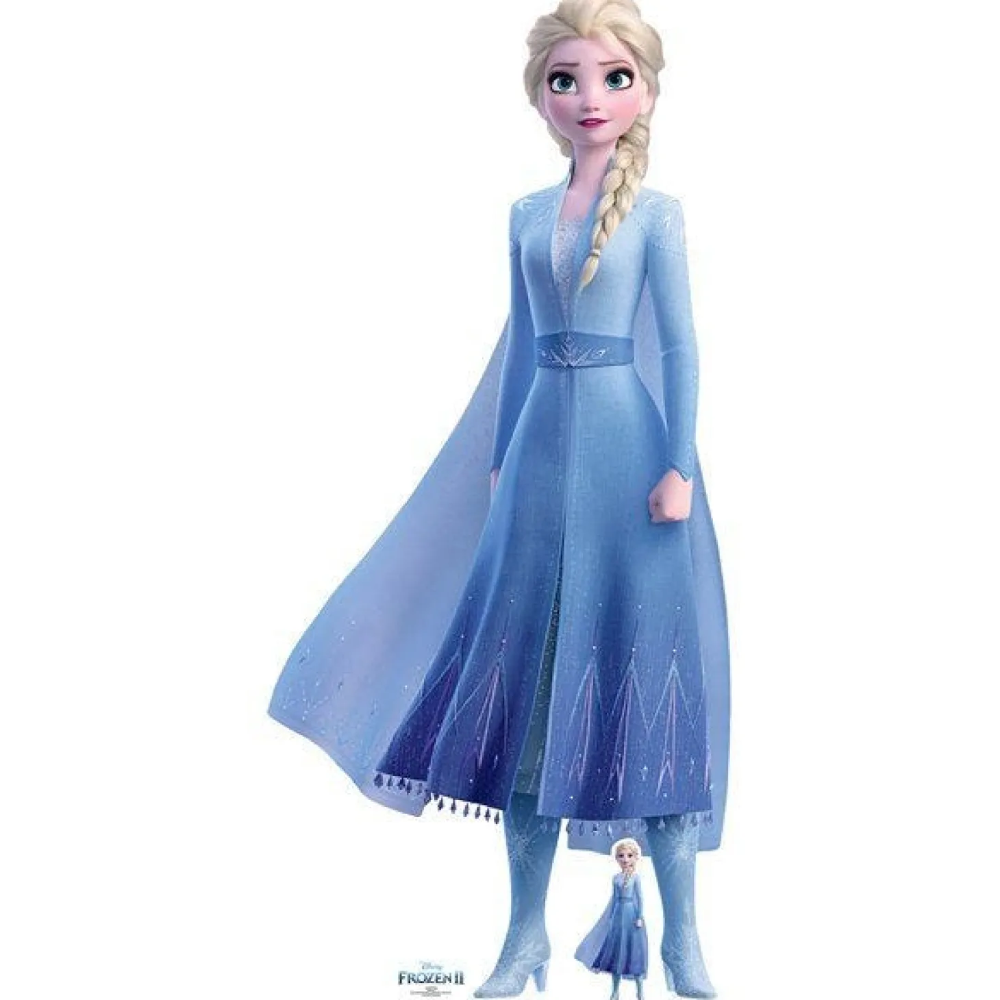 Frozen Princess Elsa Cardboard Cutout - 182Cm X 83Cm