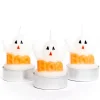 Ghost Tea Light Candles - 5Cm (3Pk)