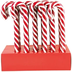 Giant Red & White Candy Canes - 100G