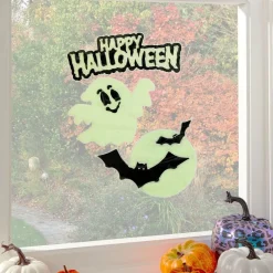 Glow In The Dark Window Clings - 20Cm - Assorted