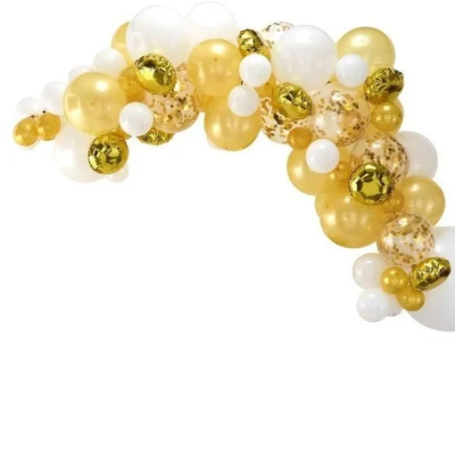 Gold Balloon Arch - 70 Balloons
