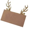 Gold Glitter Antler Kraft Place Cards (10Pk)