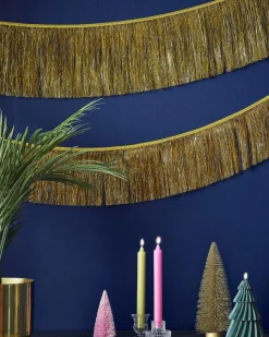 Gold Tinsel Garland