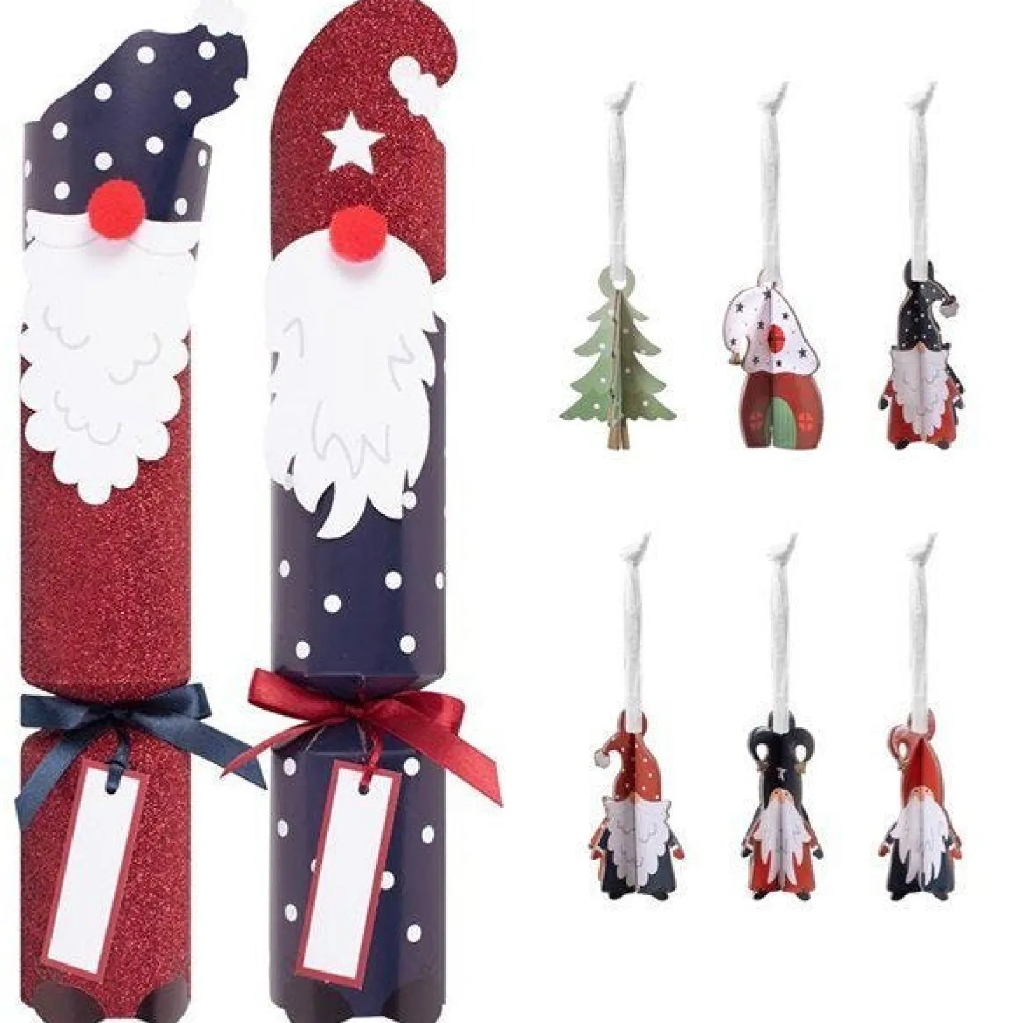 Gonk Premium Crackers & Name Tags (6Pk)