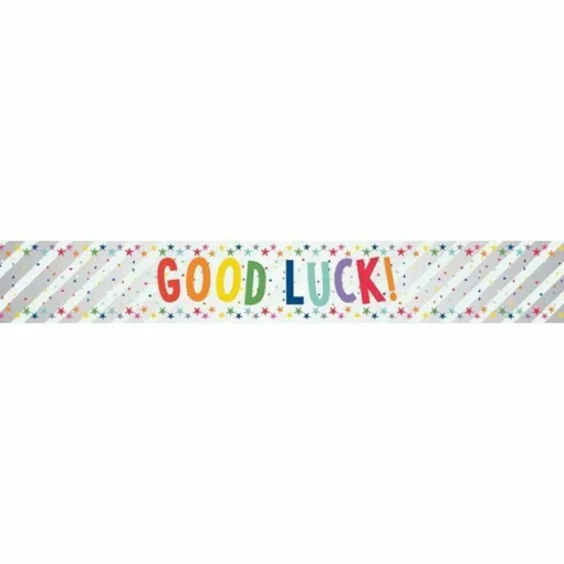 Good Luck Foil Banner