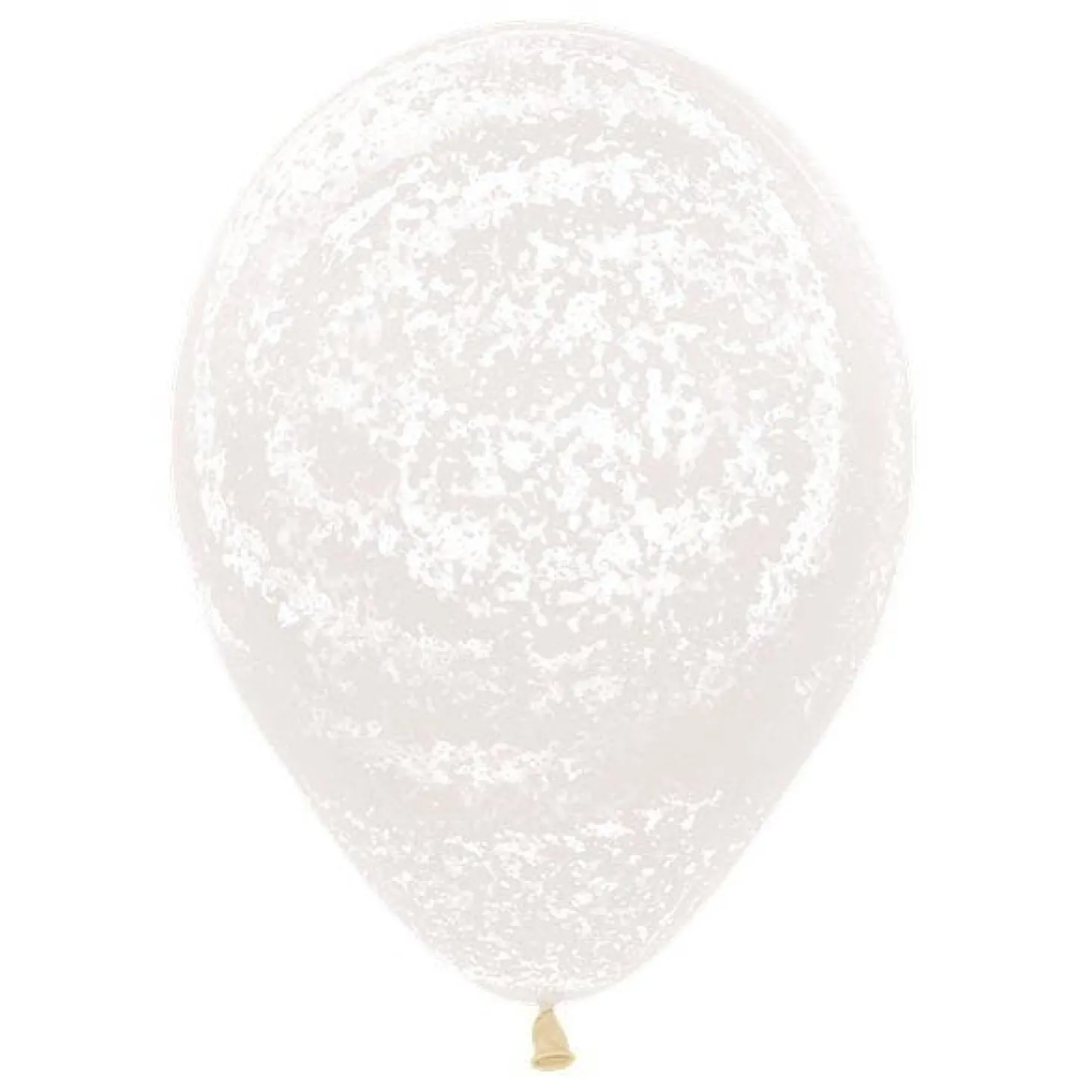 Graffiti Frosty White Balloons - 12" Latex (25Pk)
