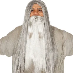 Grey Long Wig