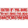 Halloween Bloody Print Paper Banners - 1M (3Pk)