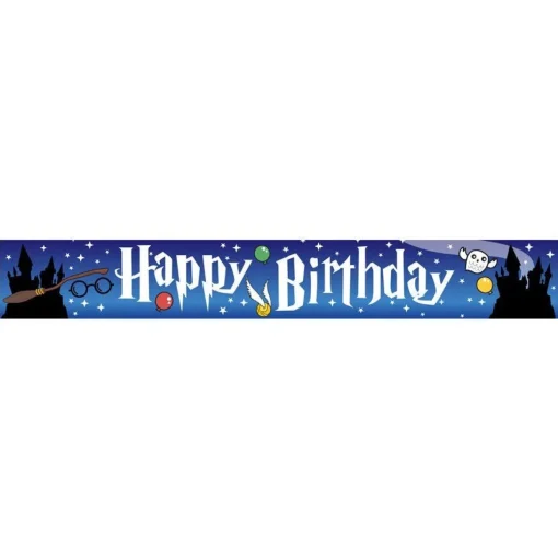 Harry Potter Style Paper Banners - 1M (3Pk)