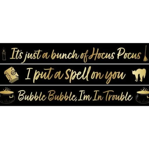 Hocus Pocus Yard Banners (3Pk)