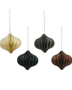 Honeycomb Tree Decorations (4Pk)