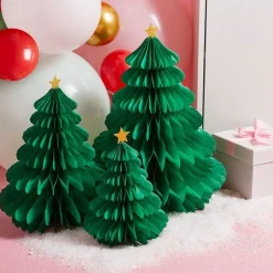 Honeycomb Tree Hanging Decorations (3Pk)