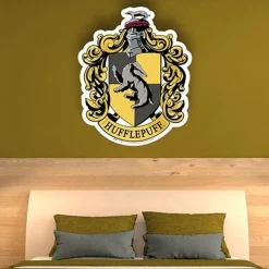 Hufflepuff Wall Emblem Harry Potter Cardboard Cutout - 61Cm X 49Cm
