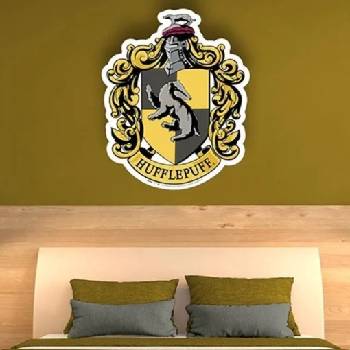 Hufflepuff Wall Emblem Harry Potter Cardboard Cutout - 61Cm X 49Cm