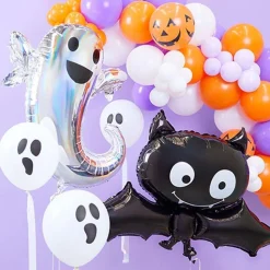 Iridescent Ghost Supershape Balloon - 25" X 28" Foil