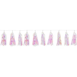 Iridescent Tassel Garland - 2.74M