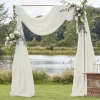Ivory Draping Voile Backdrop - 6M X 2.5M