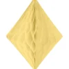 Ivory White Honeycomb Diamond Decoration - 30Cm