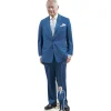 King Charles Blue Suit Cardboard Cutout - 179Cm X 56Cm