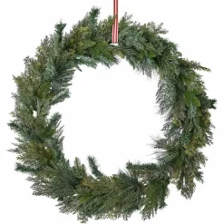Large Foliage Christmas Wreath - 90Cm