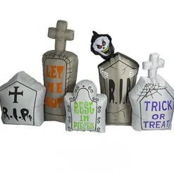 Light Up Inflatable Graveyard - 2.1M