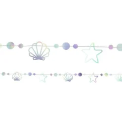 Mermaid Iridescent Shell Garland - 1.65M