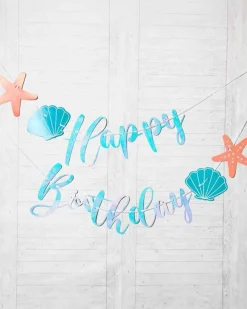Mermaid Tales Happy Birthday Banner - 2.5M