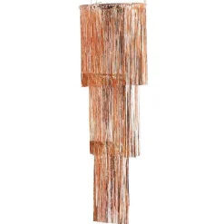 Mix It Up Rose Gold Foil Fringe Chandelier Decoration - 1.3M X 40Cm