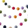 Multicoloured Felt Balls Garland