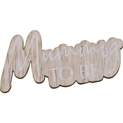 Mummy To Be Wooden Badge