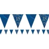 Navy & Gold Geode 18Th Birthday Paper Bunting - 3.7M