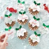 Novelty Christmas Day Badges - 8Cm (6Pk)