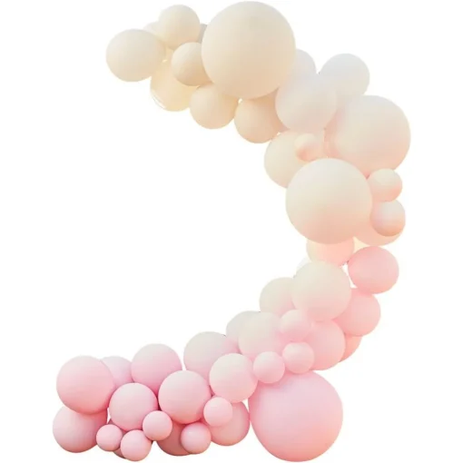 Nude And Pink Balloon Arch Kit - 75 Balloons