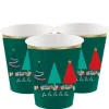 Oh Christmas Tree Cups - 250Ml (8Pk)