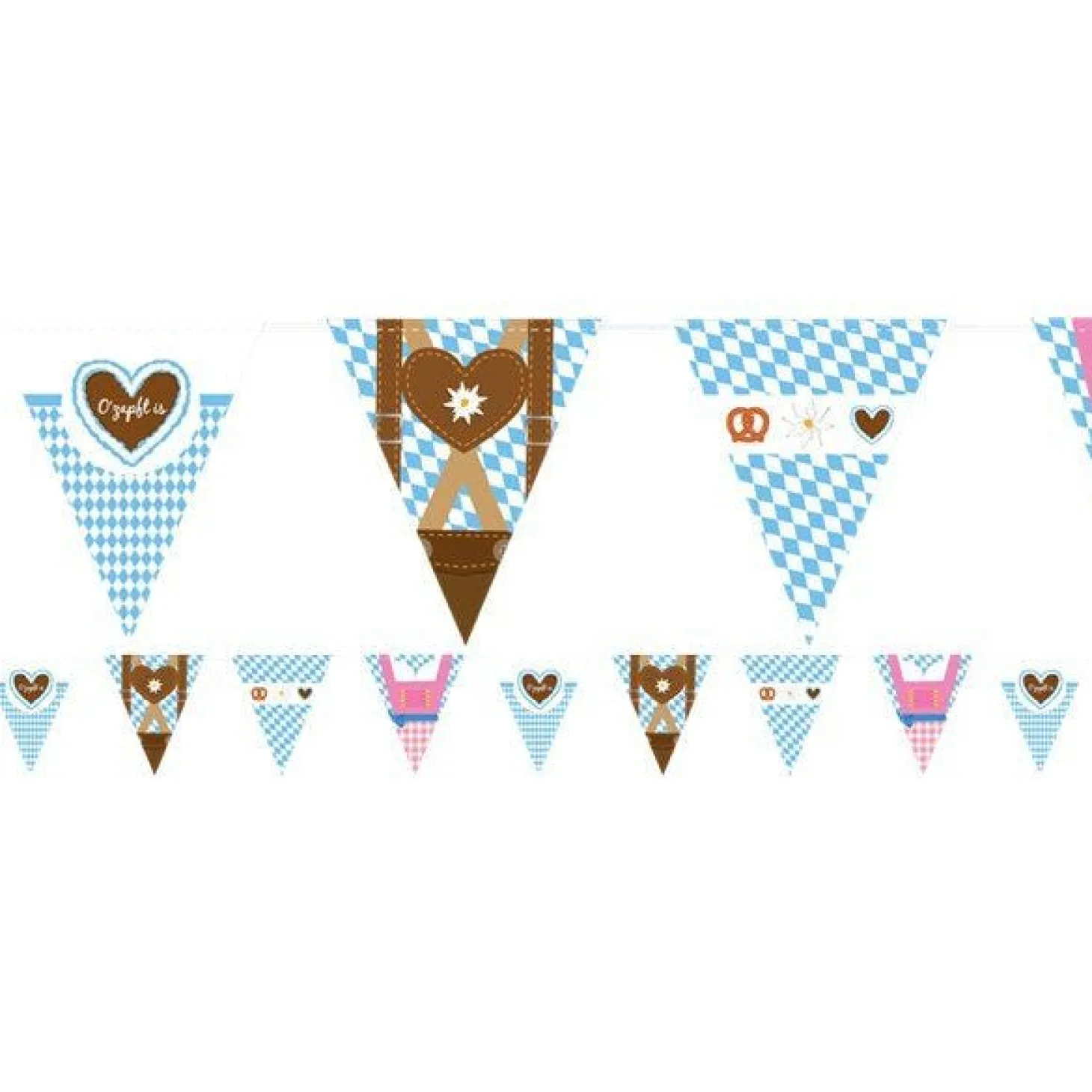 Oktoberfest Plastic Bunting - 4M