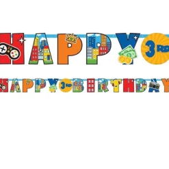 Party Town Add An Age Letter Banner