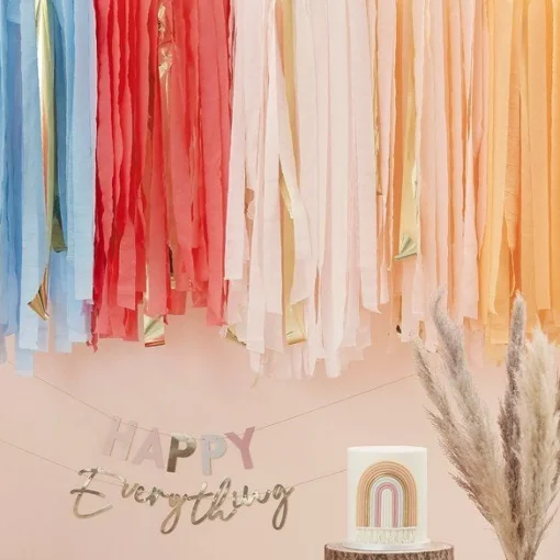 Pastel Rainbow Ceiling Steamers