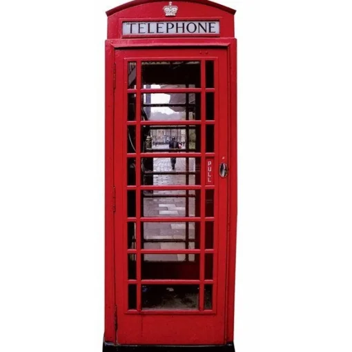 Phone Box Cardboard Cutout - 191Cm X 71Cm