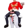 Piggyback Snowman - Adult Costume